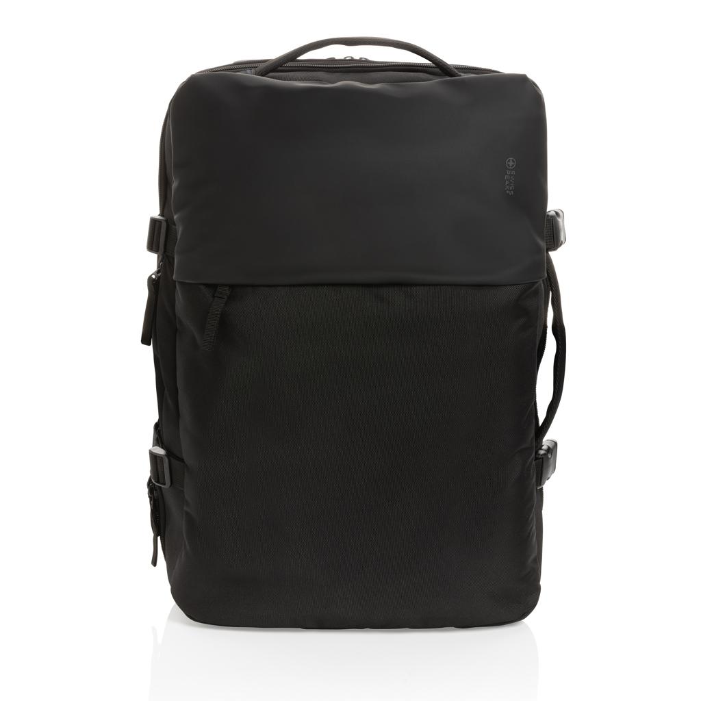 Rucsac extensibil de weekend RPET de 15,6 inch Swiss Peak AWARE™ black