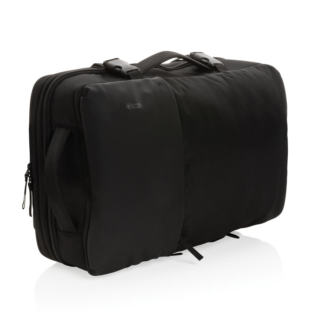 Rucsac extensibil de weekend RPET de 15,6 inch Swiss Peak AWARE™ black