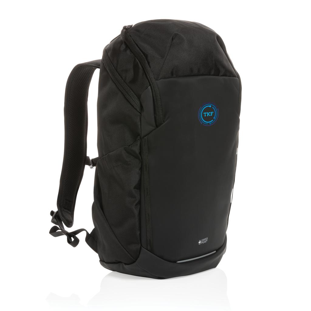 Rucsac de afaceri RPET de 15,6 inch Swiss Peak AWARE™ black
