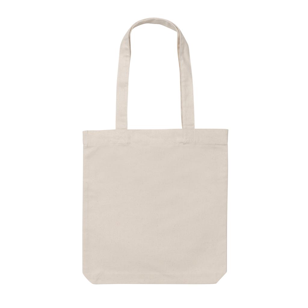 Geantă tote din pânză reciclată de 285gsm, necolorată Impact AWARE™  off white