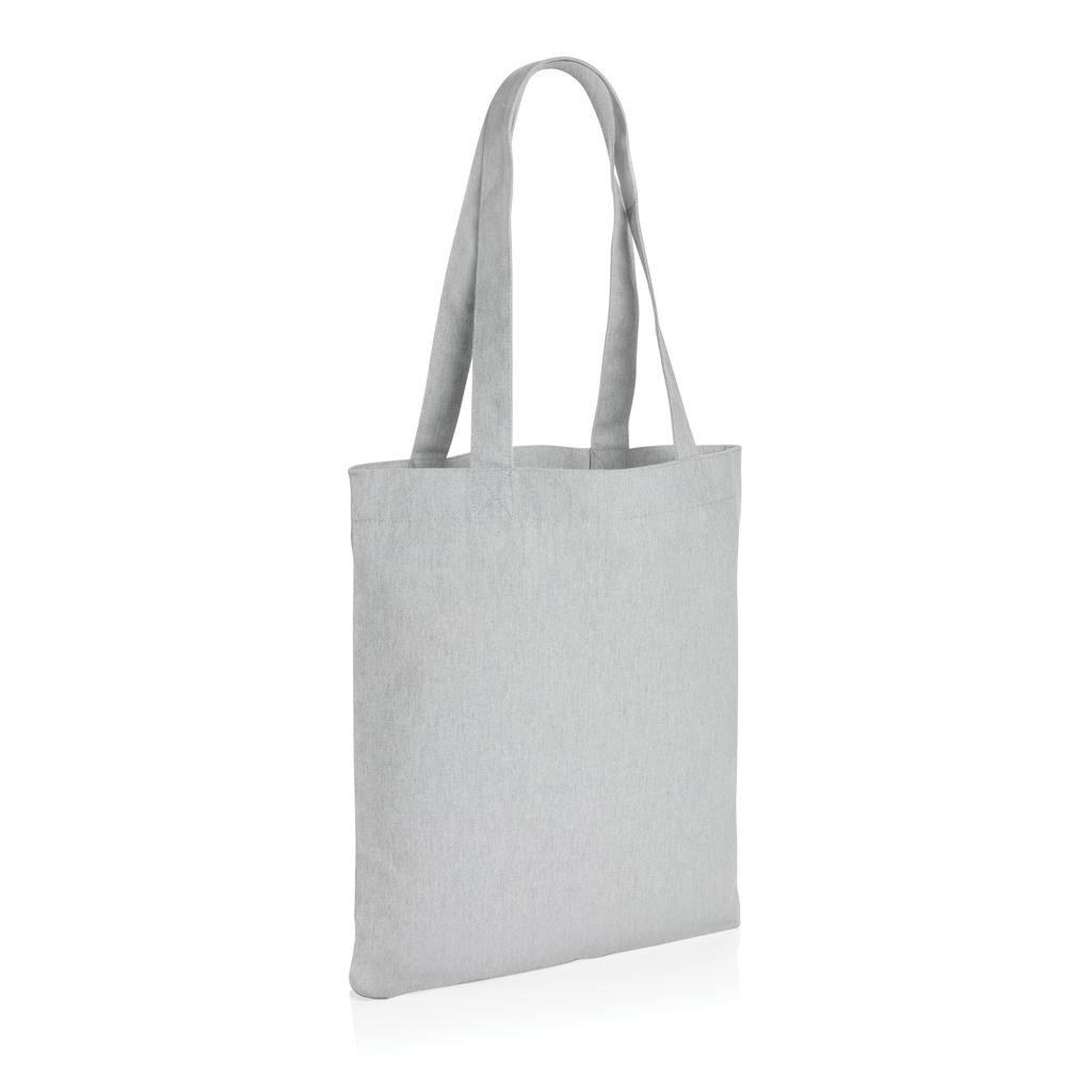 Geantă tote din pânză reciclată de 285gsm, necolorată Impact AWARE™  grey