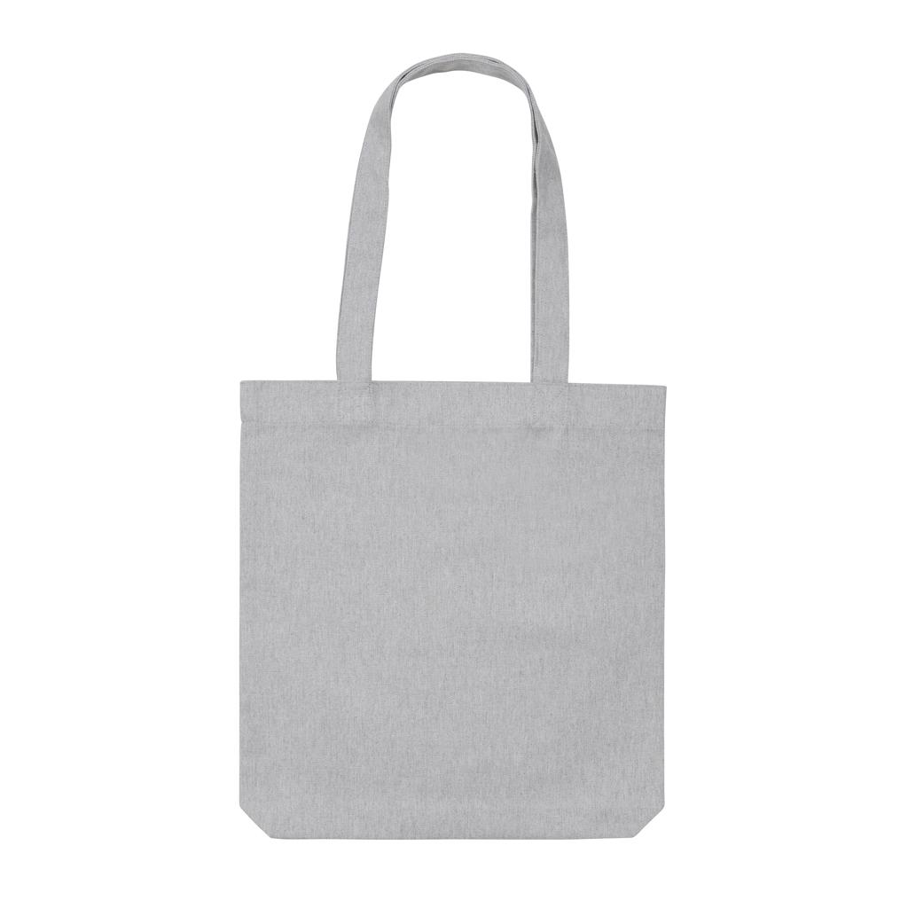 Geantă tote din pânză reciclată de 285gsm, necolorată Impact AWARE™  grey