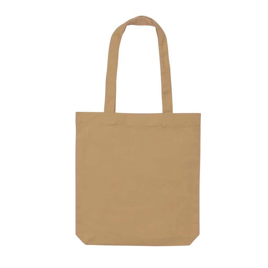 Geantă tote din pânză reciclată de 285gsm, necolorată Impact AWARE™  brown