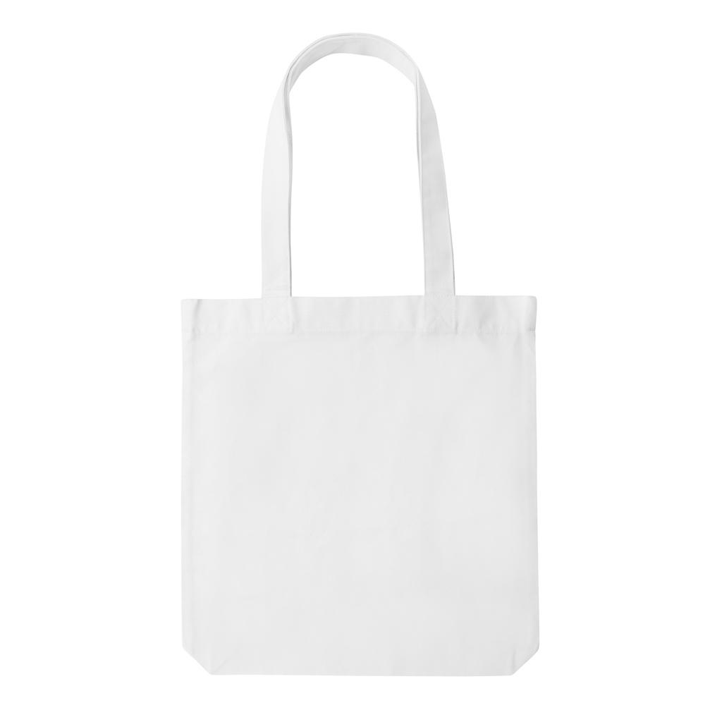 Geantă tote din pânză reciclată de 285gsm, necolorată Impact AWARE™  transparent