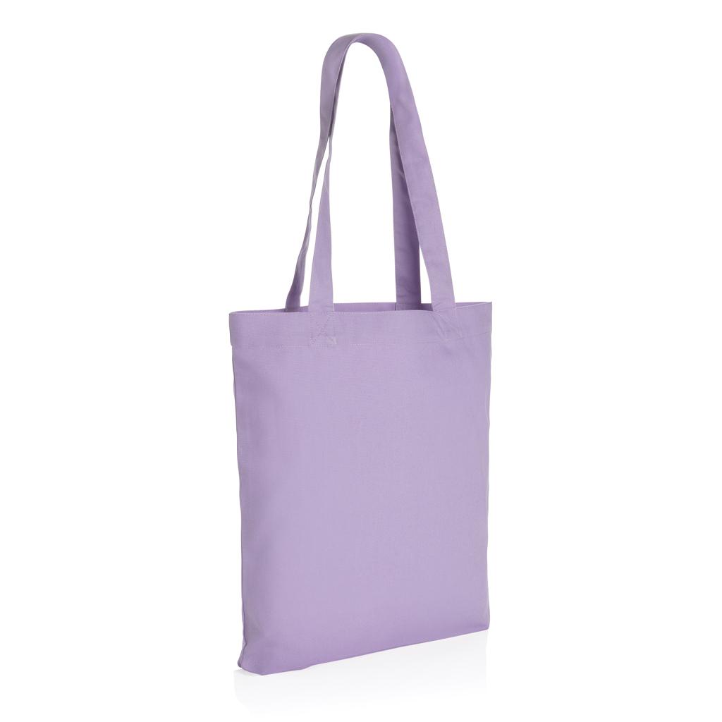 Geantă tote din pânză reciclată de 285 gsm Impact Aware™ lavender