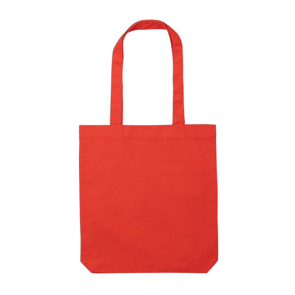 Geantă tote din pânză reciclată de 285 gsm Impact Aware™ luscious red