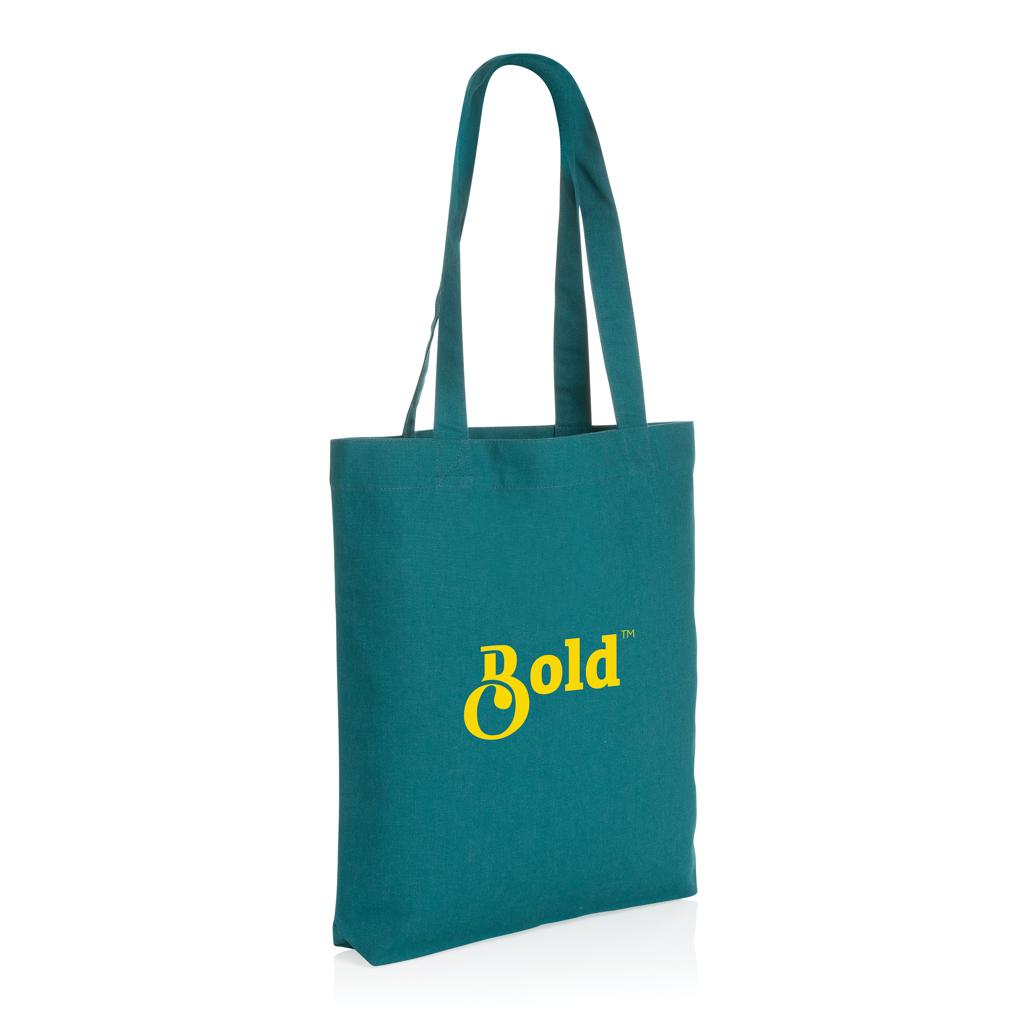Geantă tote din pânză reciclată de 285 gsm Impact Aware™ verdigris