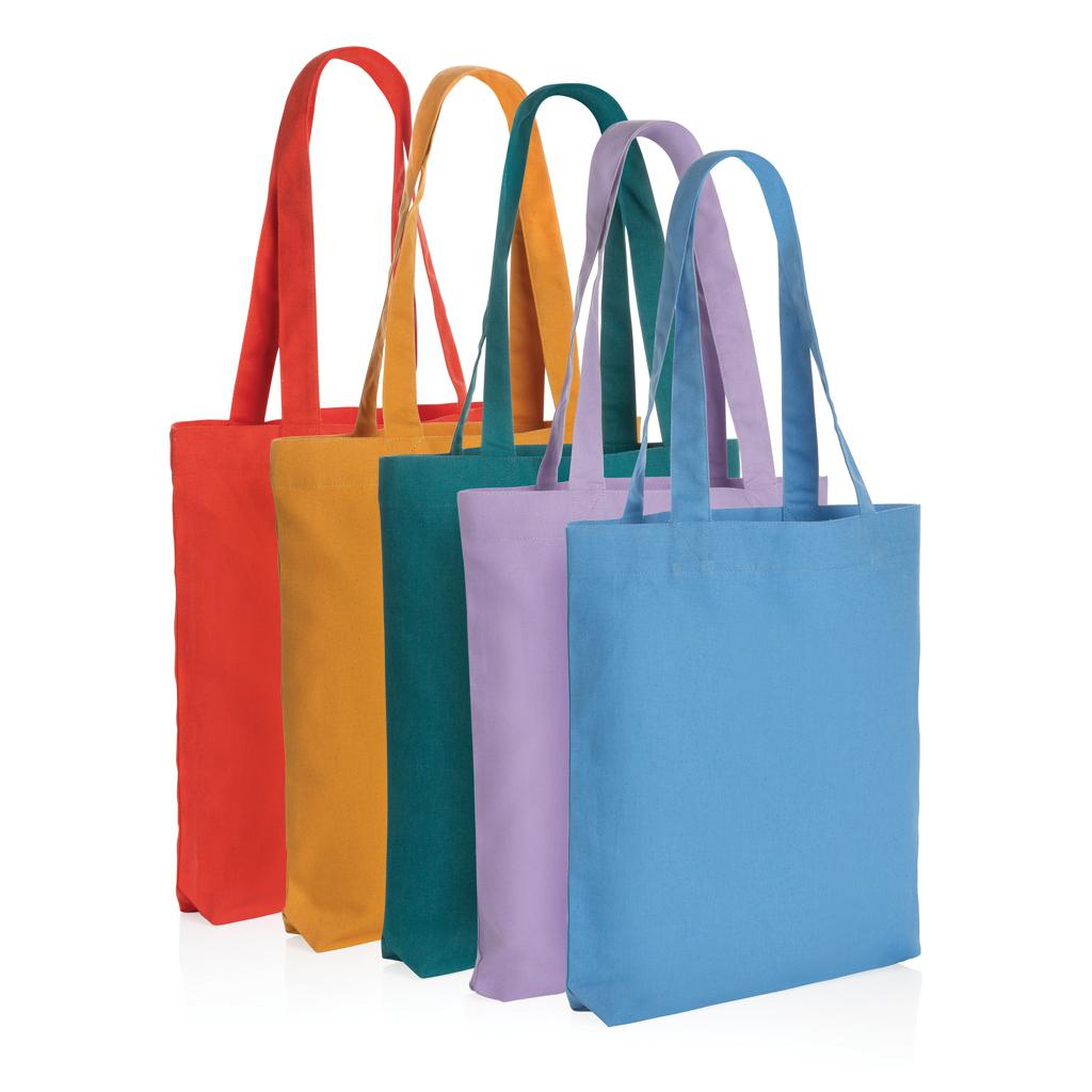 Geantă tote din pânză reciclată de 285 gsm Impact Aware™ sundial orange