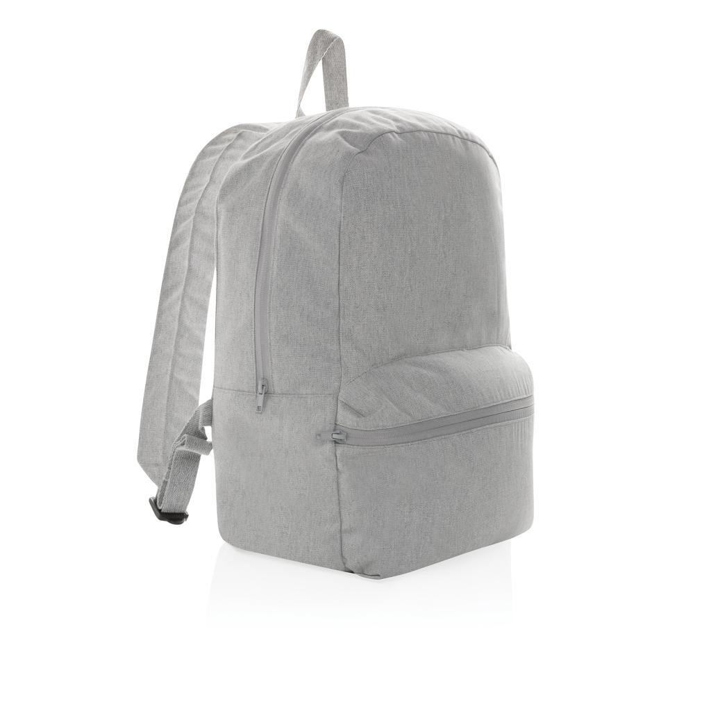 Rucsac din pânză reciclată 285 gsm, necolorată Impact Aware™  grey
