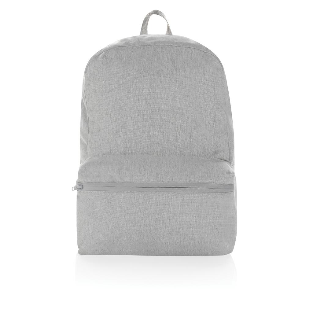 Rucsac din pânză reciclată 285 gsm, necolorată Impact Aware™  grey