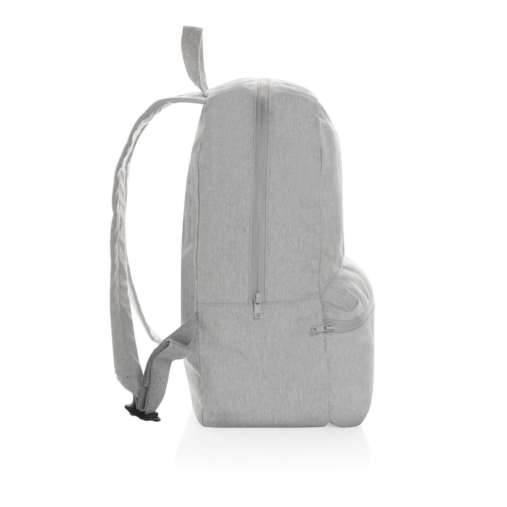 Rucsac din pânză reciclată 285 gsm, necolorată Impact Aware™  grey