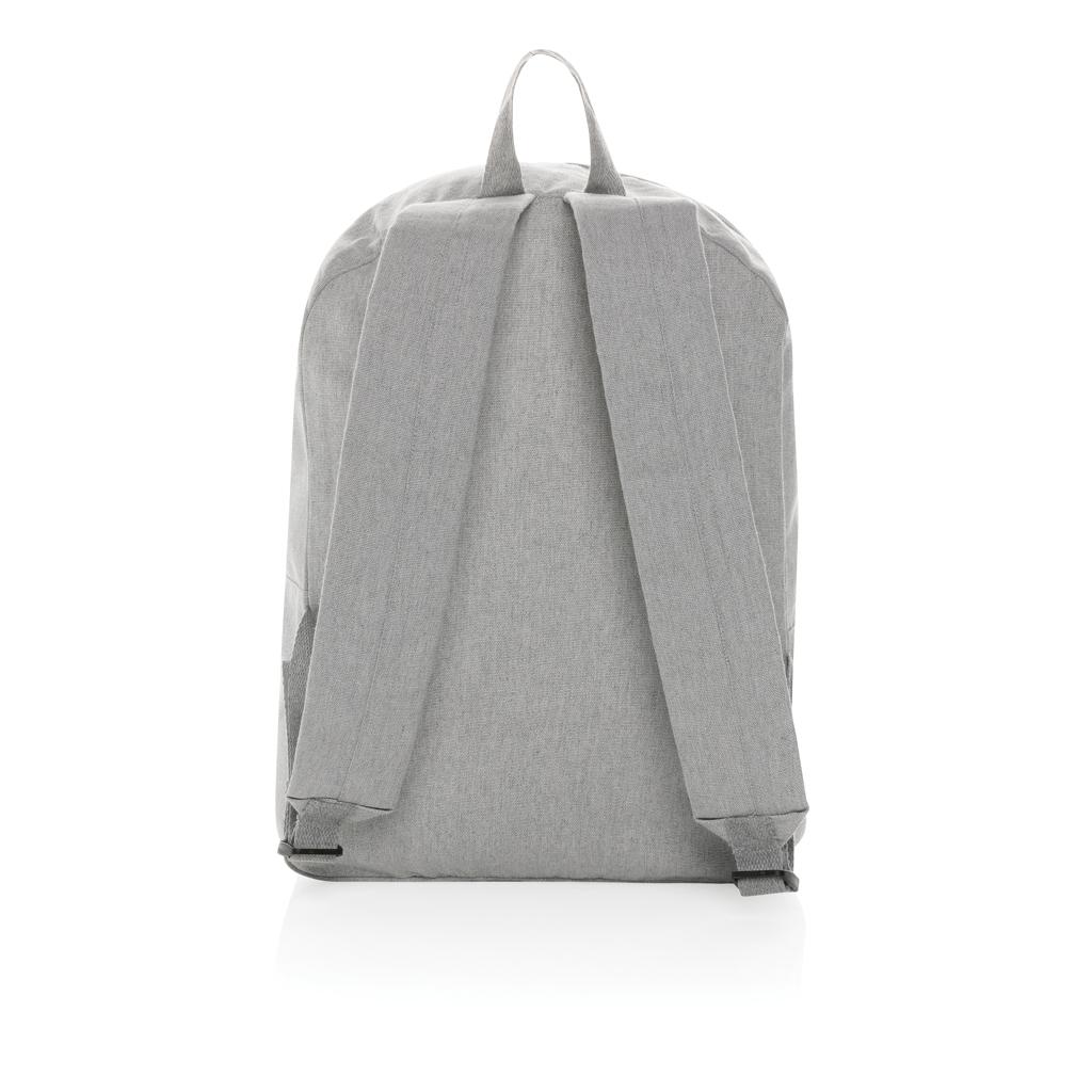 Rucsac din pânză reciclată 285 gsm, necolorată Impact Aware™  grey
