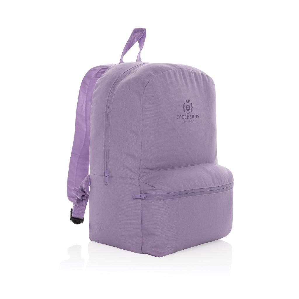 Rucsac din pânză reciclată 285 gsm Impact Aware™ lavender