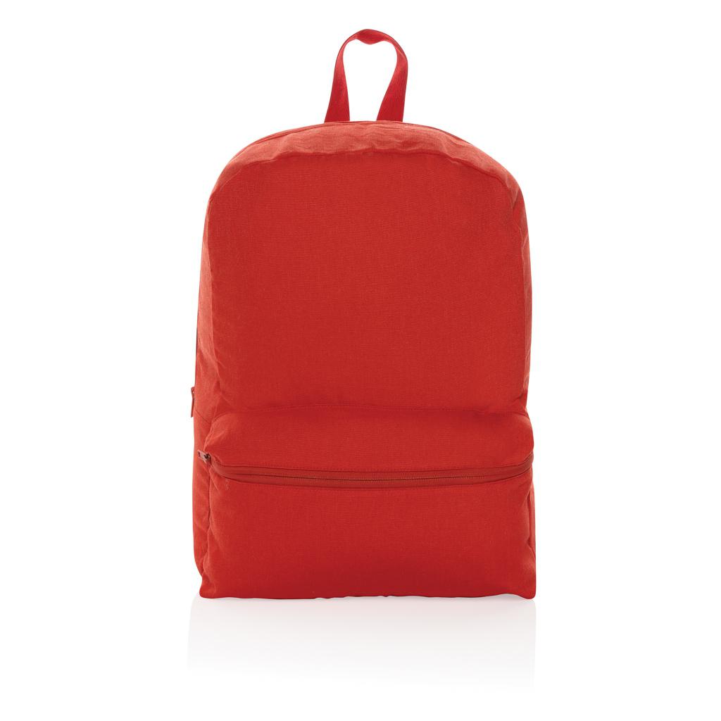 Rucsac din pânză reciclată 285 gsm Impact Aware™ luscious red