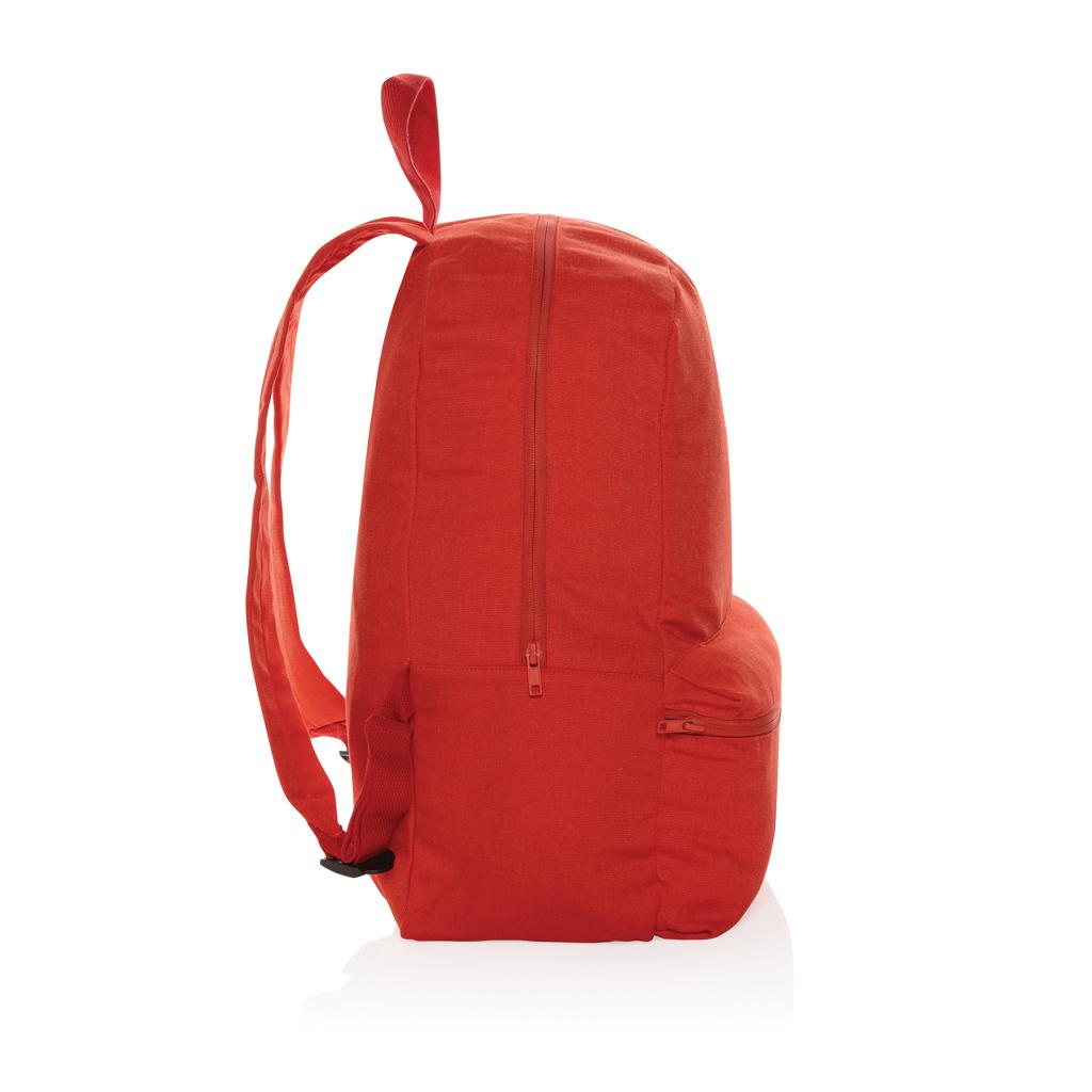Rucsac din pânză reciclată 285 gsm Impact Aware™ luscious red