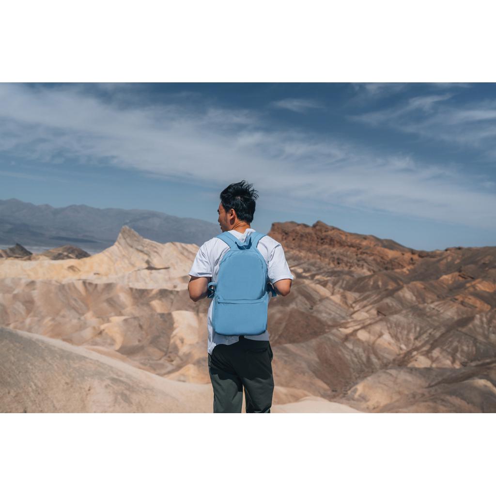 Rucsac din pânză reciclată 285 gsm Impact Aware™ tranquil blue