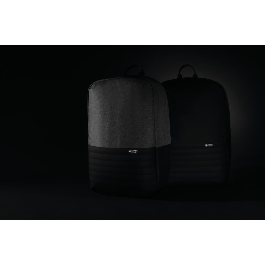 Rucsac anti-furt pentru laptop de 15'' cu protecție RFID Swiss Peak AWARE™ grey