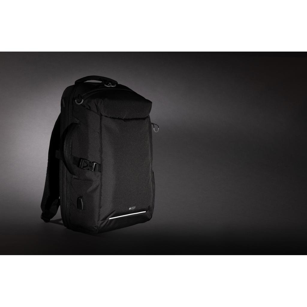 Rucsac XXL pentru călătorii de weekend Swiss Peak AWARE™ black