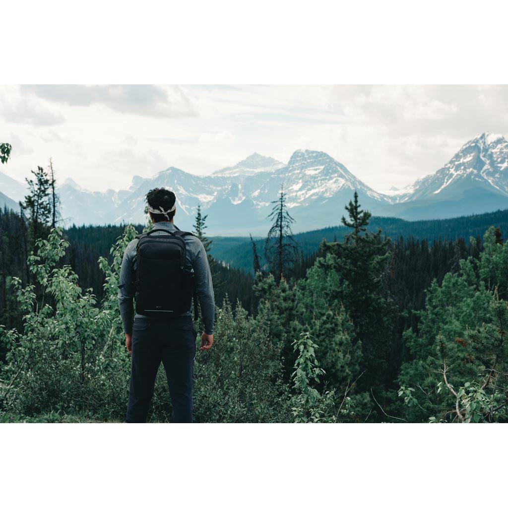 Rucsac XXL pentru călătorii de weekend Swiss Peak AWARE™ black