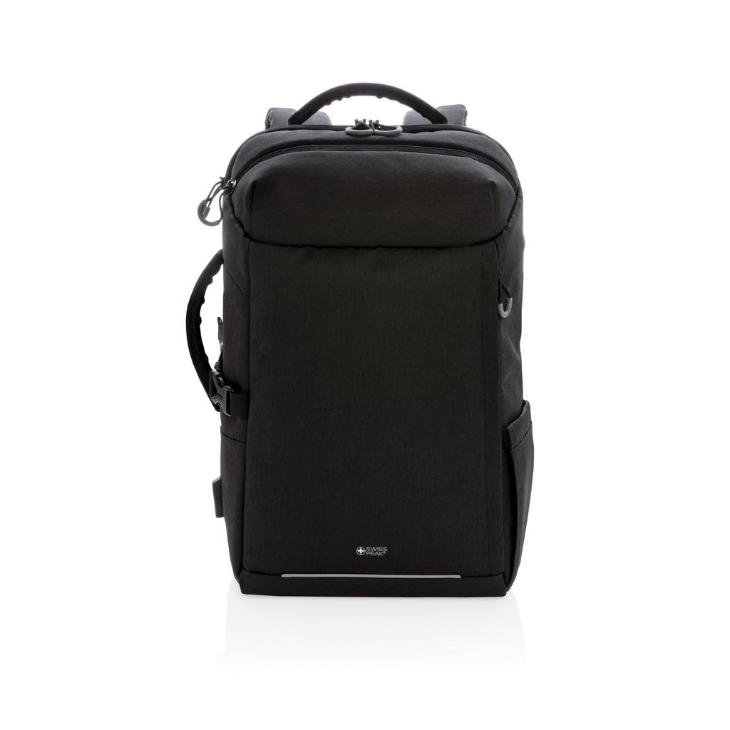 Rucsac XXL pentru călătorii de weekend Swiss Peak AWARE™ black