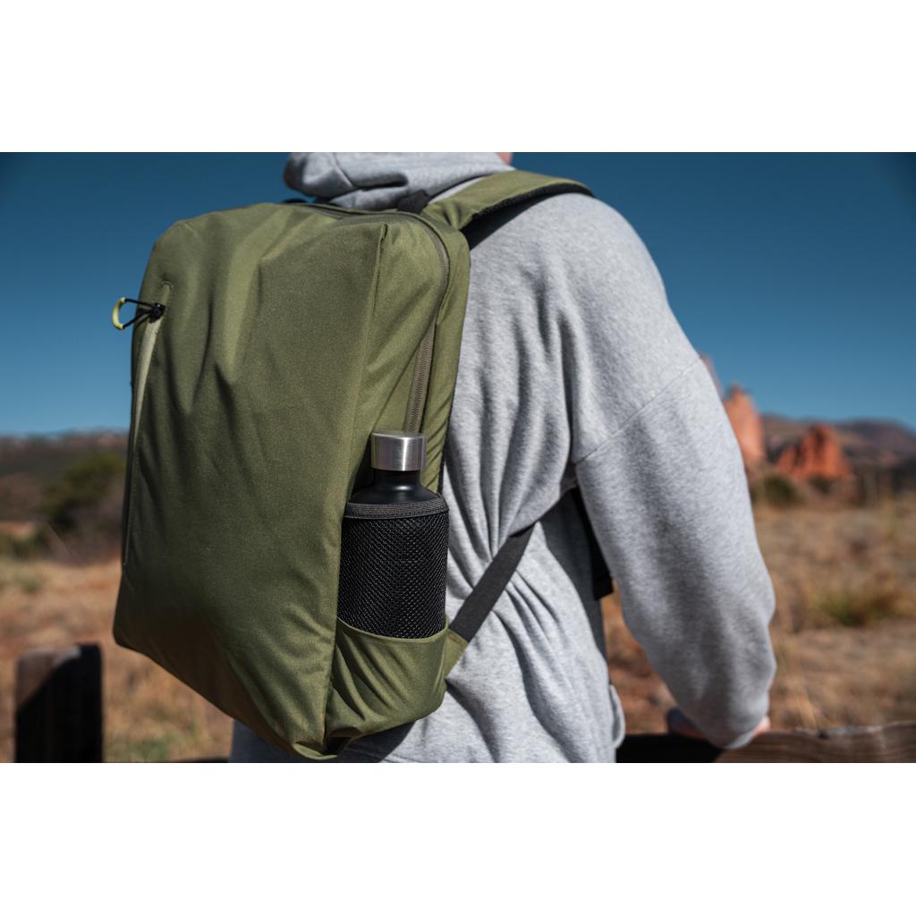 Rucsac pentru laptop de 15.6'  cu protecție RFID Impact AWARE™ Lima green