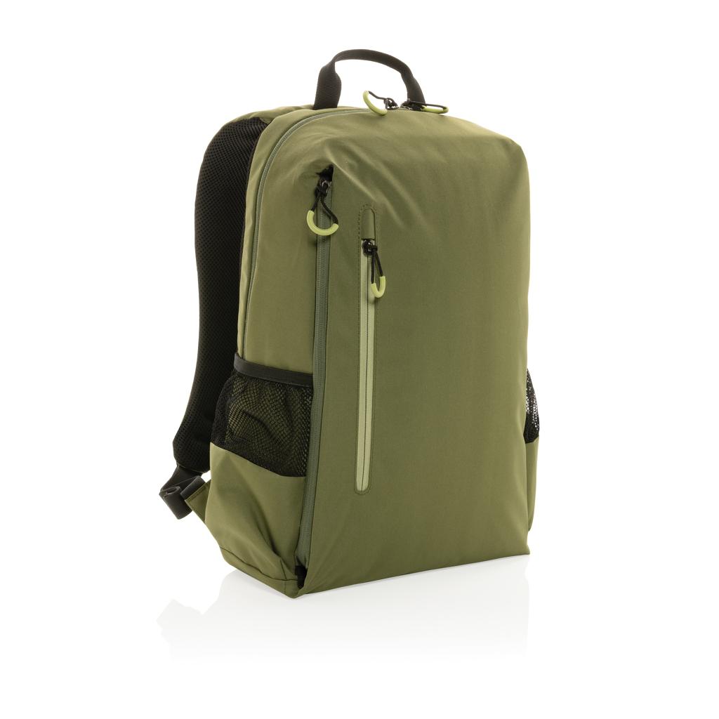 Rucsac pentru laptop de 15.6'  cu protecție RFID Impact AWARE™ Lima green