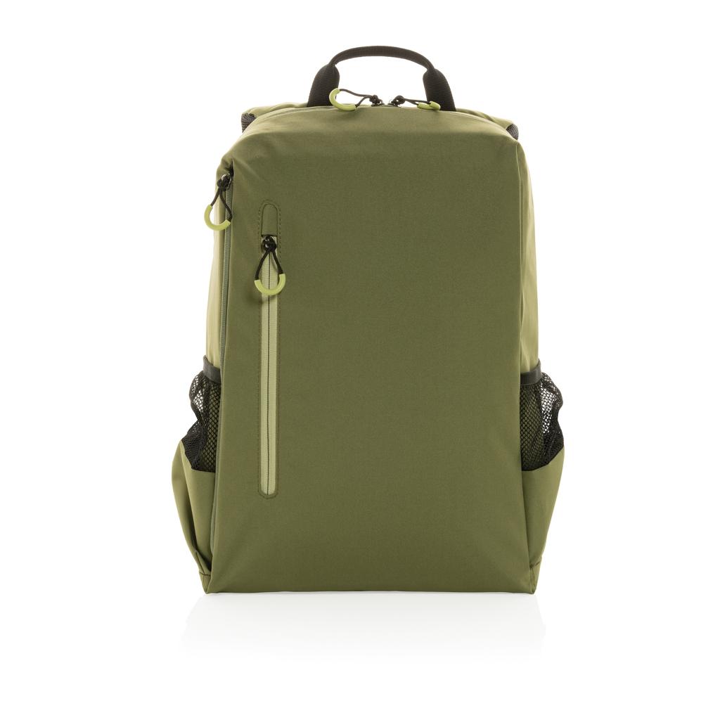Rucsac pentru laptop de 15.6'  cu protecție RFID Impact AWARE™ Lima green