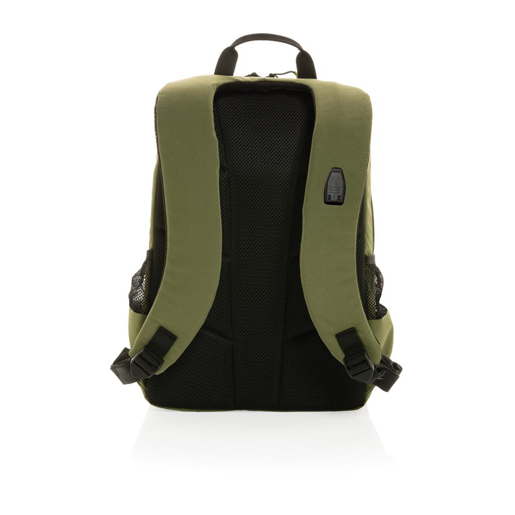 Rucsac pentru laptop de 15.6'  cu protecție RFID Impact AWARE™ Lima green