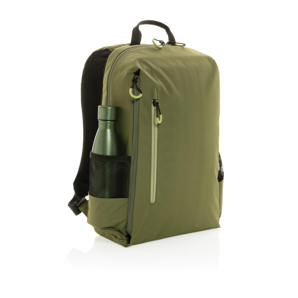 Rucsac pentru laptop de 15.6'  cu protecție RFID Impact AWARE™ Lima green