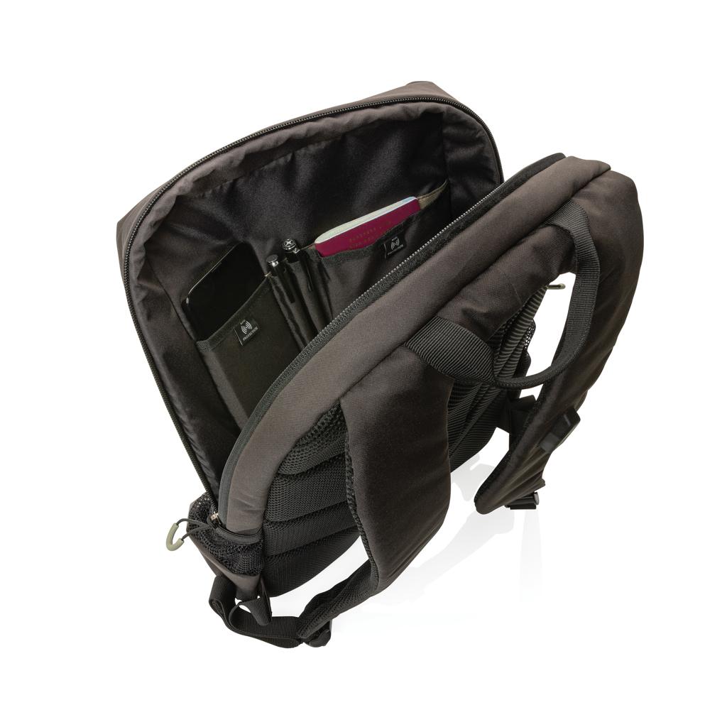 Rucsac pentru laptop de 15.6'  cu protecție RFID Impact AWARE™ Lima black