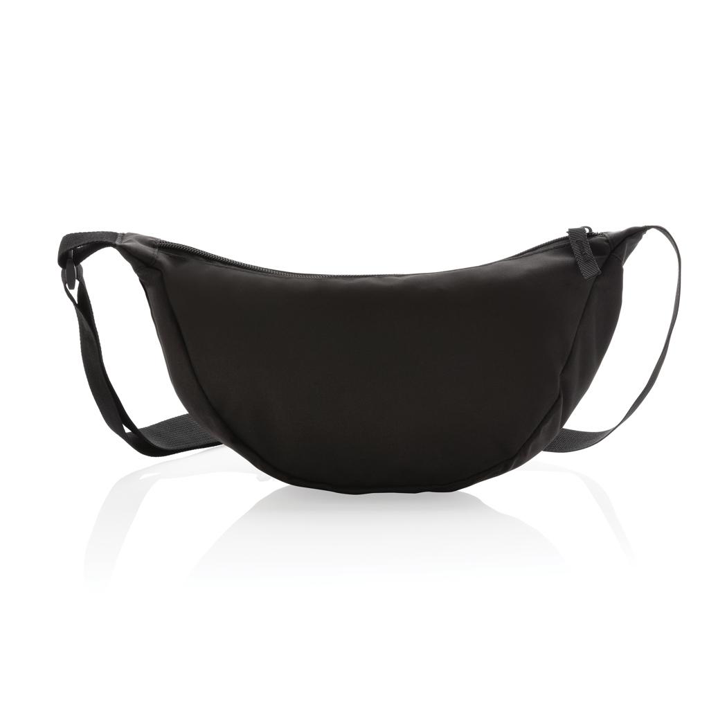 Geantă tip sling în formă de semilună Crescent AWARE™ RPET black