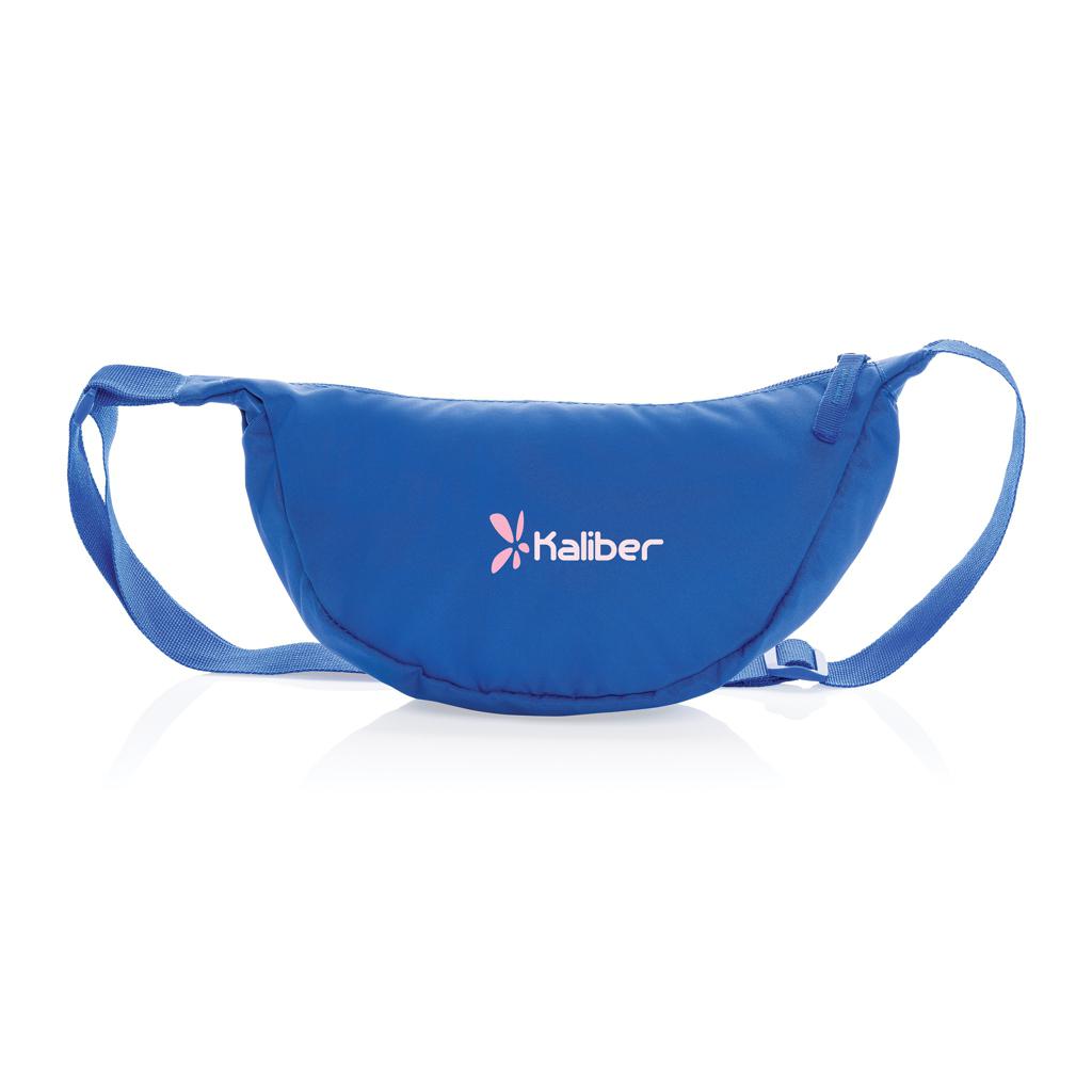 Geantă tip sling în formă de semilună Crescent AWARE™ RPET royal blue