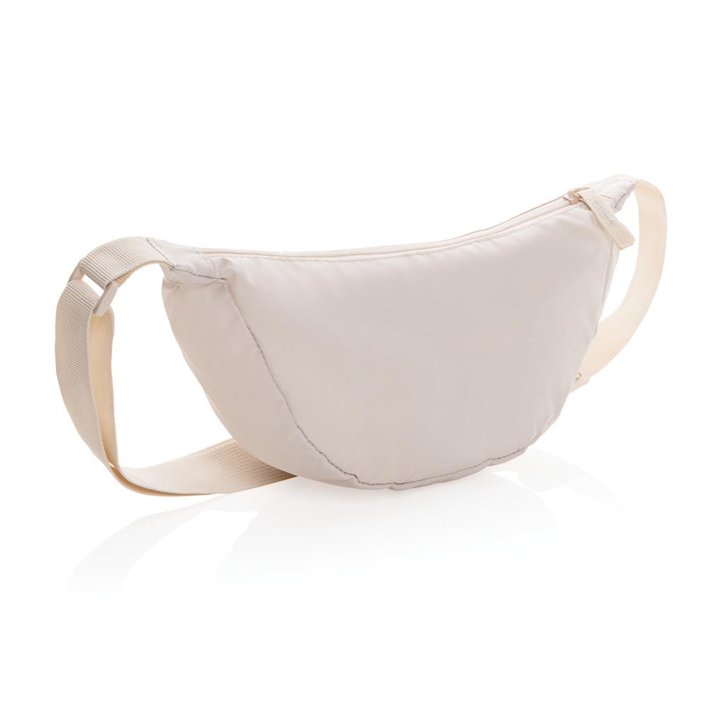 Geantă tip sling în formă de semilună Crescent AWARE™ RPET beige