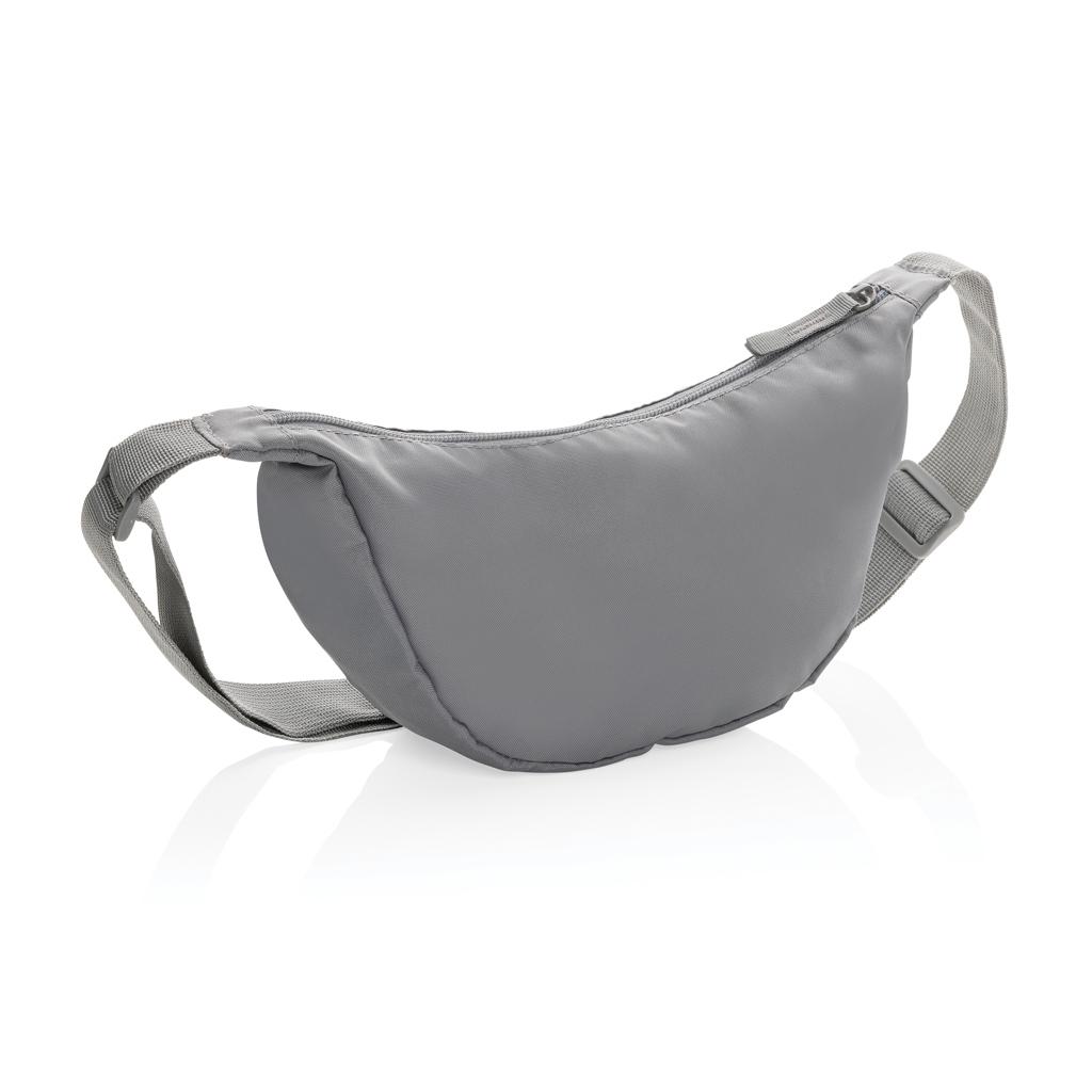 Geantă tip sling în formă de semilună Crescent AWARE™ RPET silver grey
