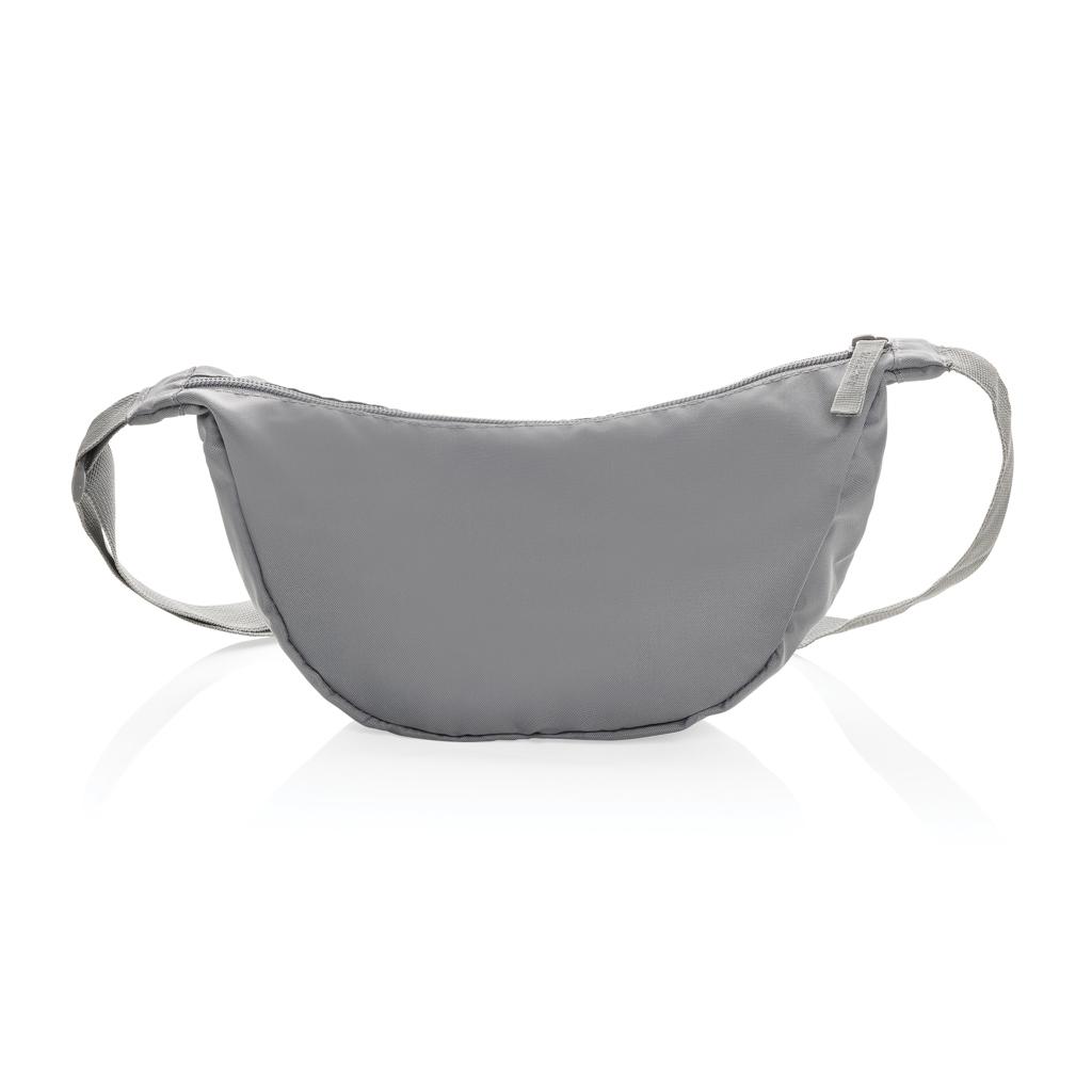 Geantă tip sling în formă de semilună Crescent AWARE™ RPET silver grey