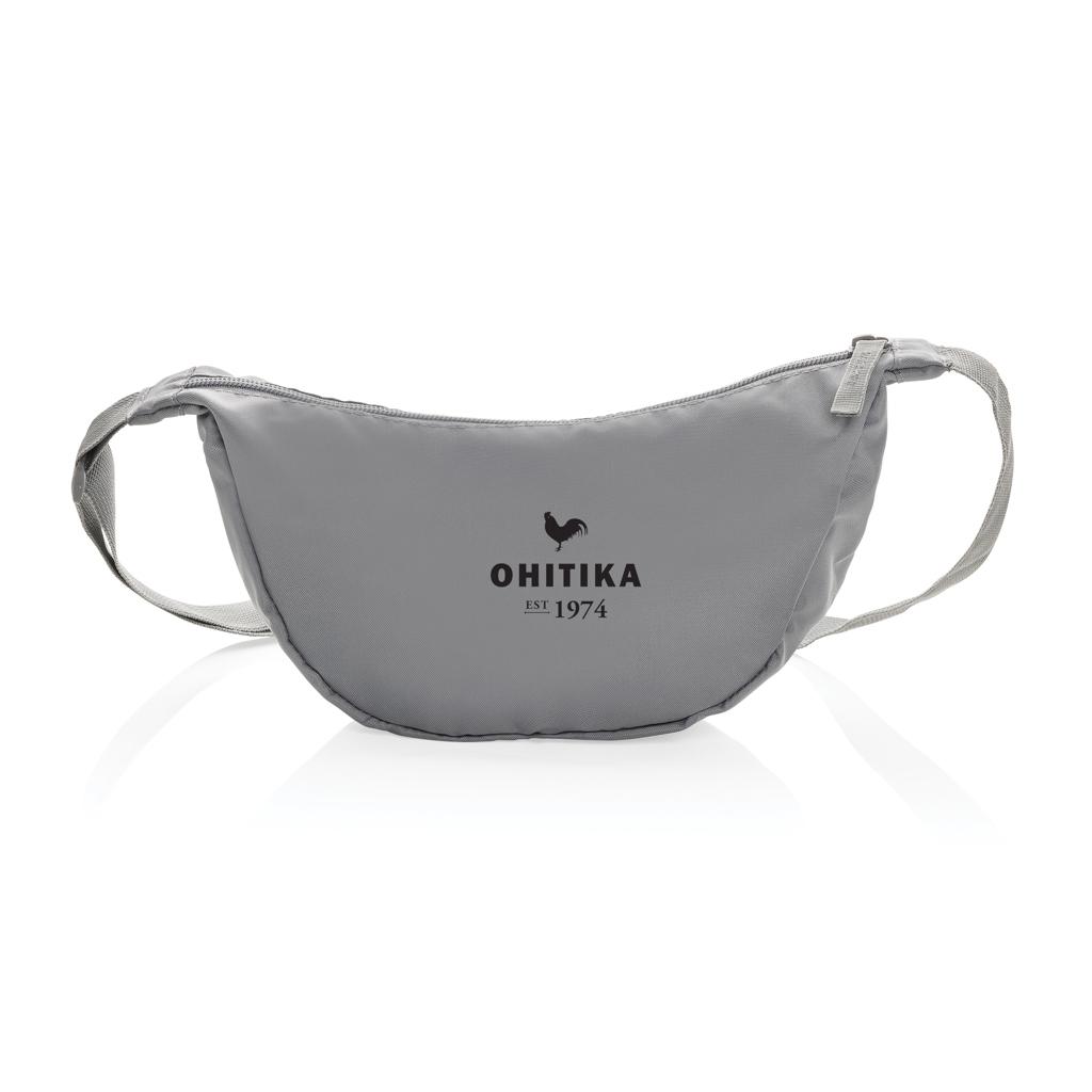 Geantă tip sling în formă de semilună Crescent AWARE™ RPET silver grey