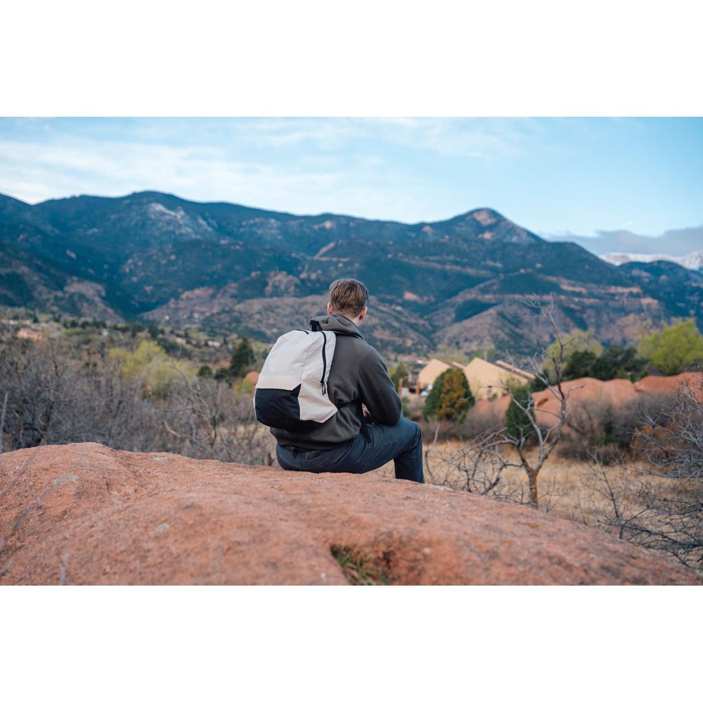 Rucsac de bază pentru laptop de 15.6 inch Kazu AWARE™ RPET off white