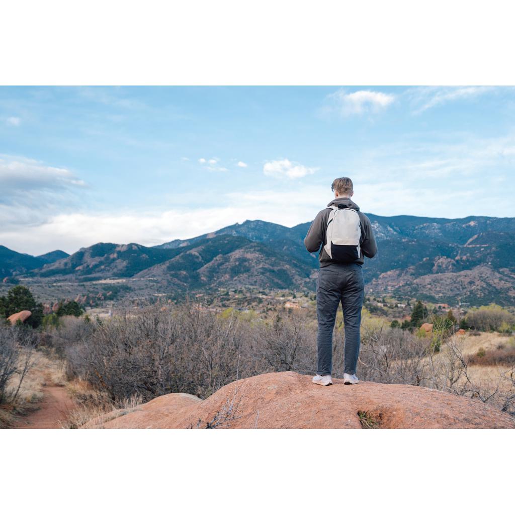 Rucsac de bază pentru laptop de 15.6 inch Kazu AWARE™ RPET off white