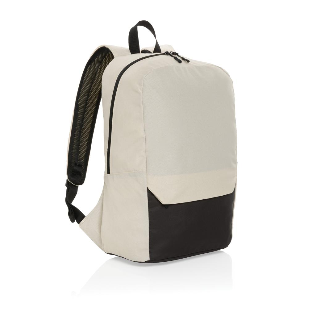 Rucsac de bază pentru laptop de 15.6 inch Kazu AWARE™ RPET off white
