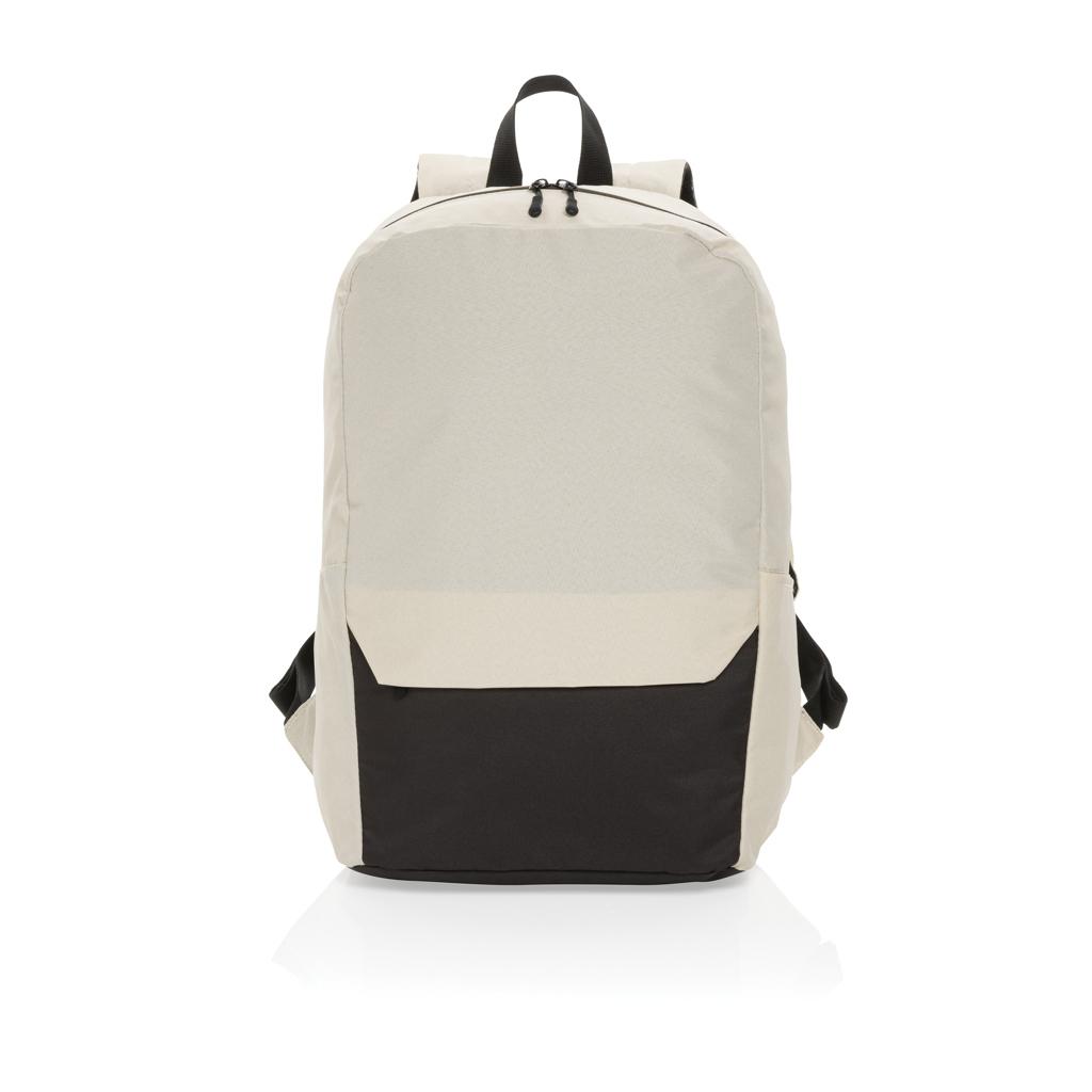 Rucsac de bază pentru laptop de 15.6 inch Kazu AWARE™ RPET off white