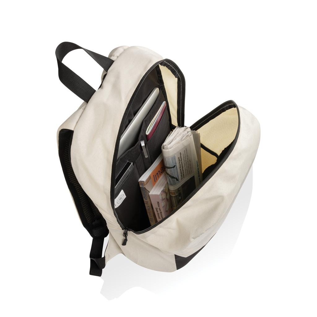 Rucsac de bază pentru laptop de 15.6 inch Kazu AWARE™ RPET off white