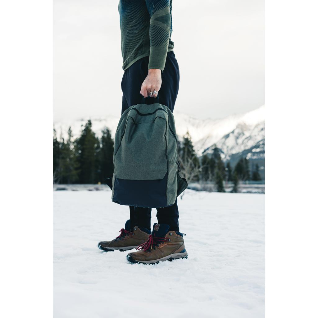 Rucsac de bază pentru laptop de 15.6 inch Kazu AWARE™ RPET green