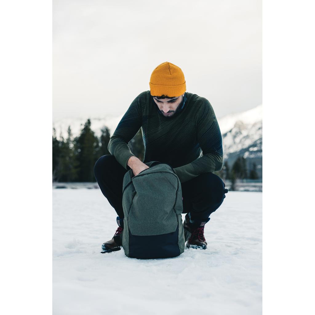 Rucsac de bază pentru laptop de 15.6 inch Kazu AWARE™ RPET green