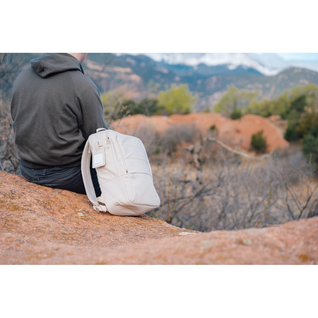 Rucsac deluxe pentru laptop de 15.6 inch Armond AWARE™ RPET beige