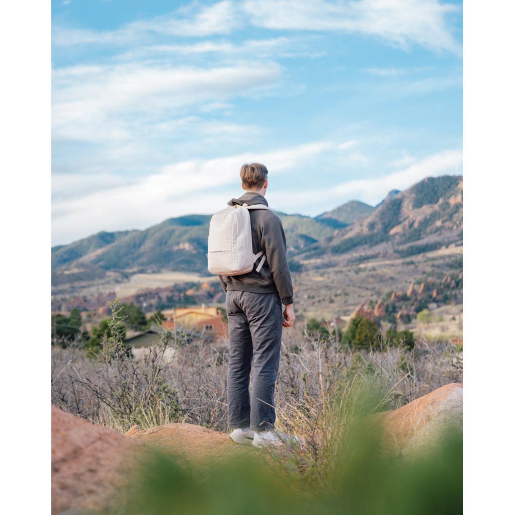 Rucsac standard pentru laptop de 15.6 inch Armond AWARE™ RPET beige