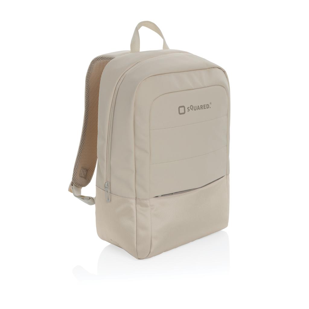 Rucsac standard pentru laptop de 15.6 inch Armond AWARE™ RPET beige
