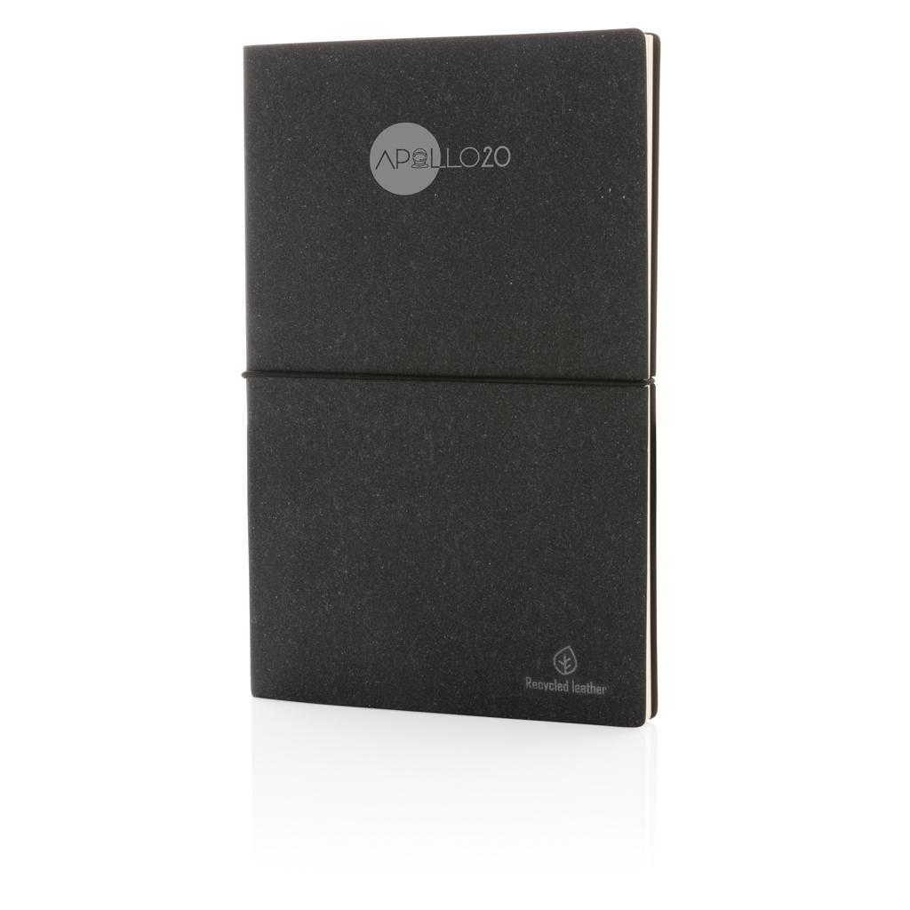 Carnet din piele reciclată A5 grey