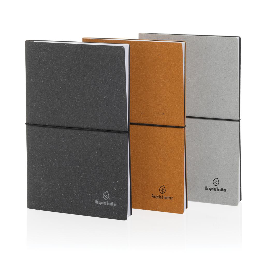 Carnet din piele reciclată A5 grey