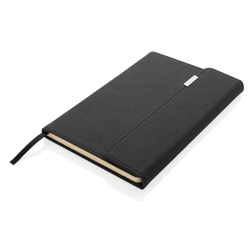 Set carnet de notițe deluxe A5 și pix Swiss Peak black