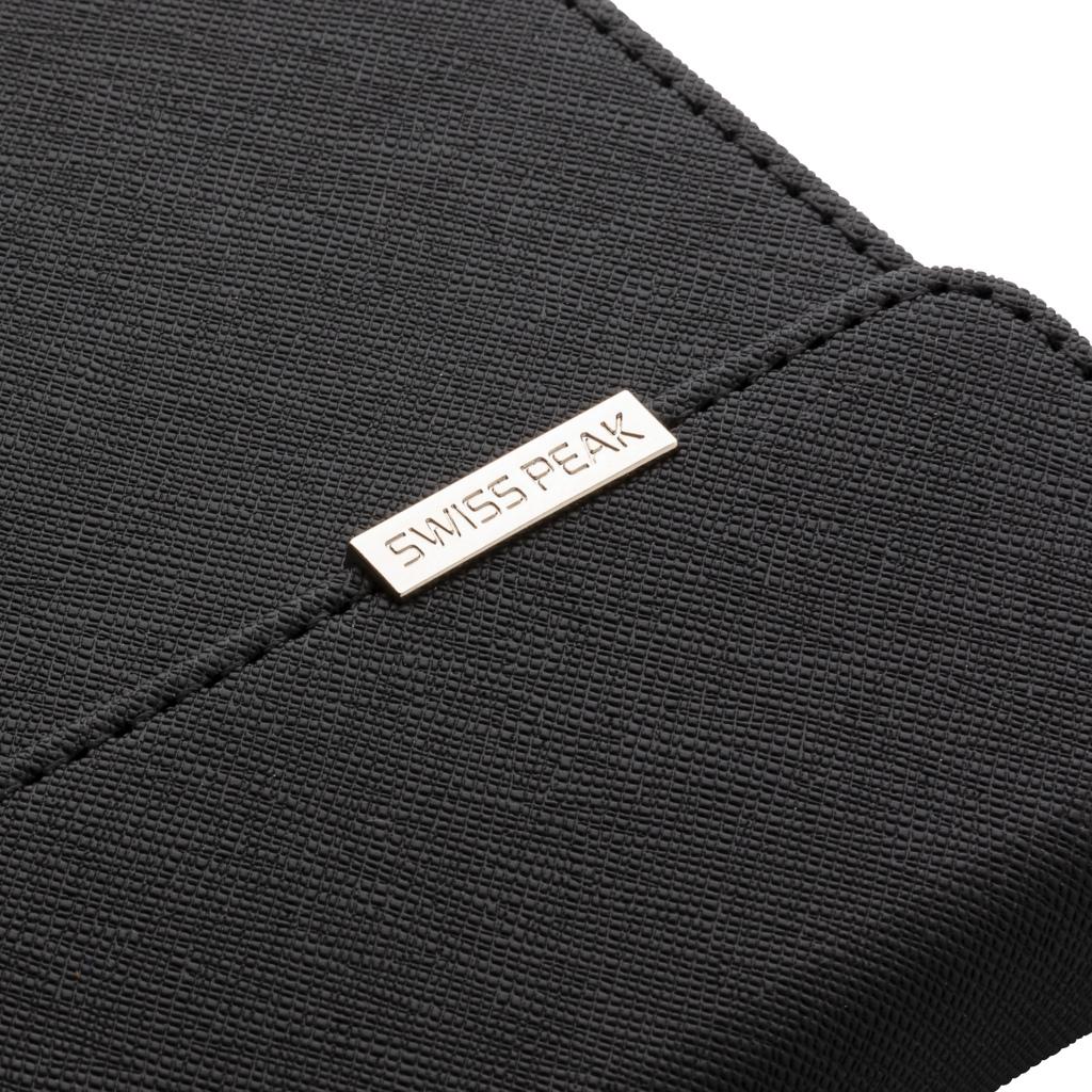 Set carnet de notițe deluxe A5 și pix Swiss Peak black